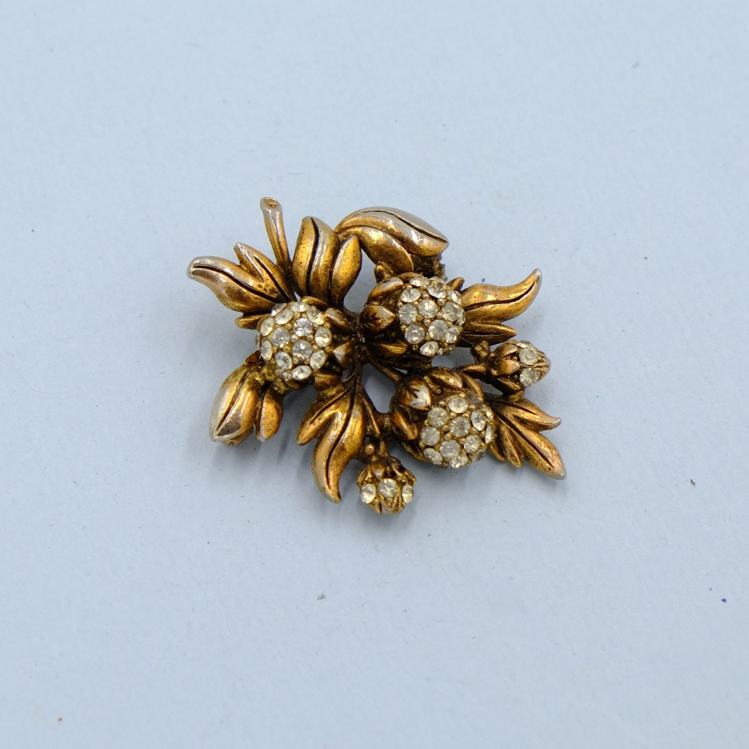 Vintage Hollycraft Berry Pin 1960s
