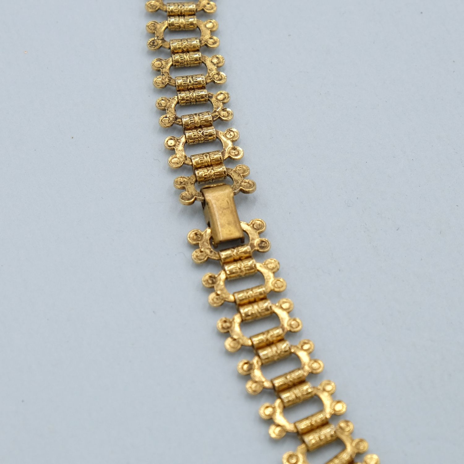 Egyptian Revival Horus Eye Necklace 1970s