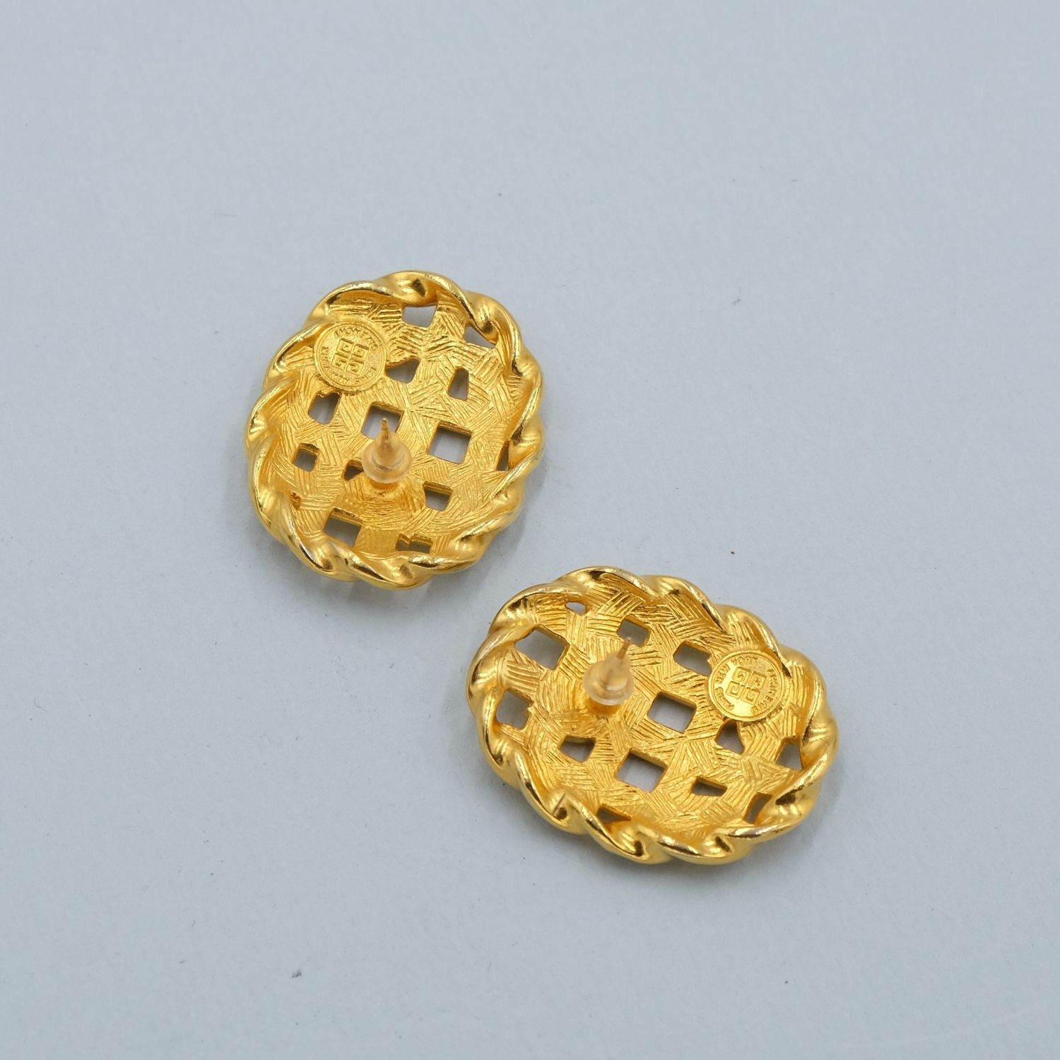 Vintage Givenchy Basket Earrings 2000s