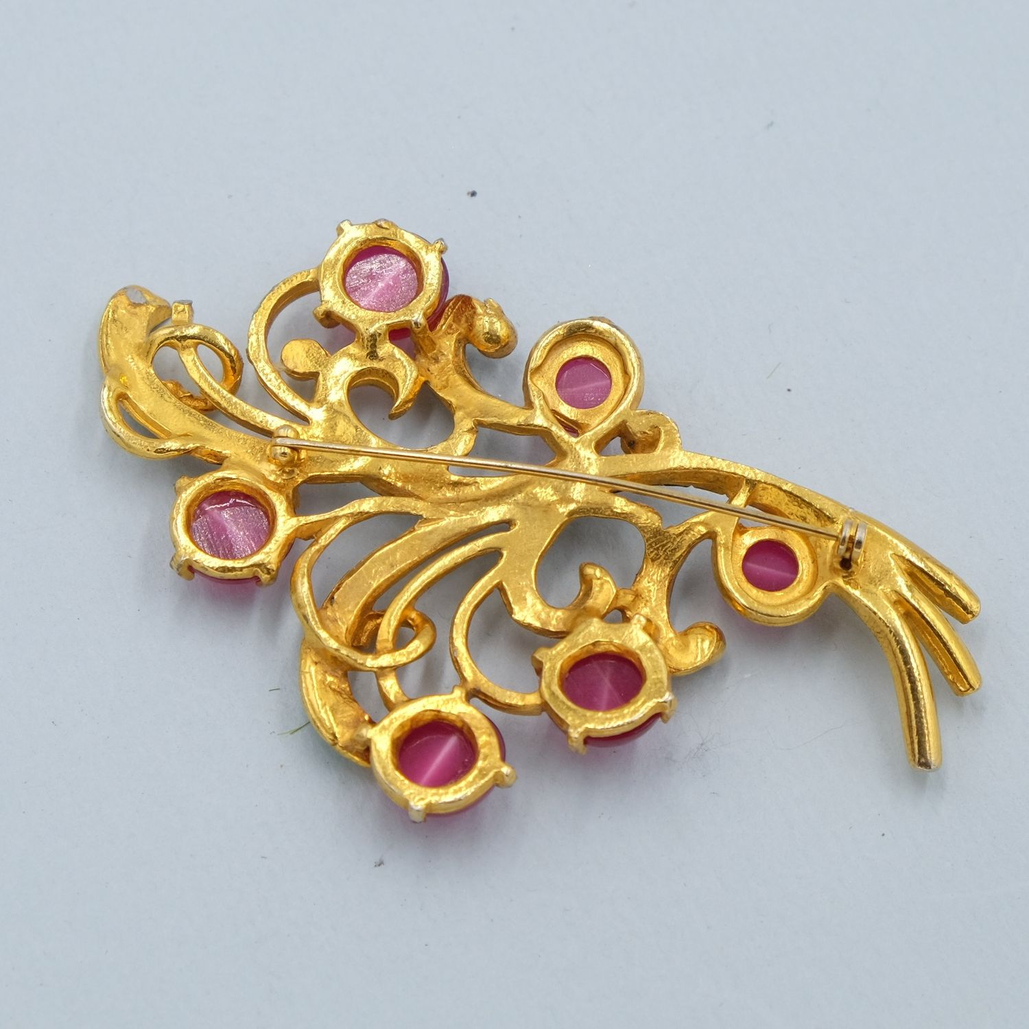 Vintage Pot Metal Berry Brooch 1930s