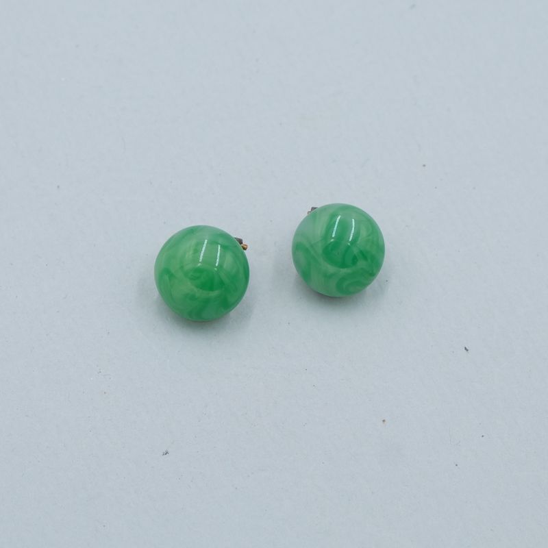 Antique Louis Rousselet Glass Earrings 1930s