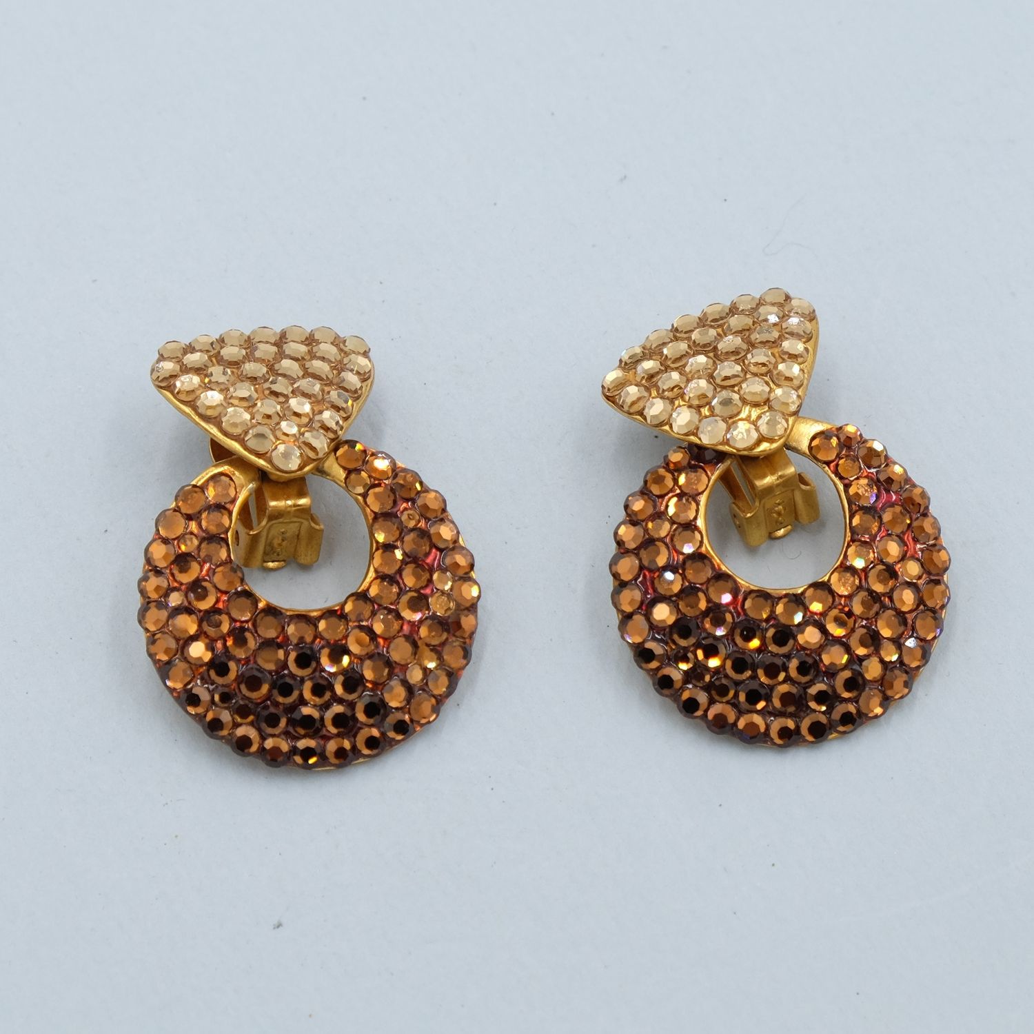 Vintage Fashion Statement Earrings 1990s