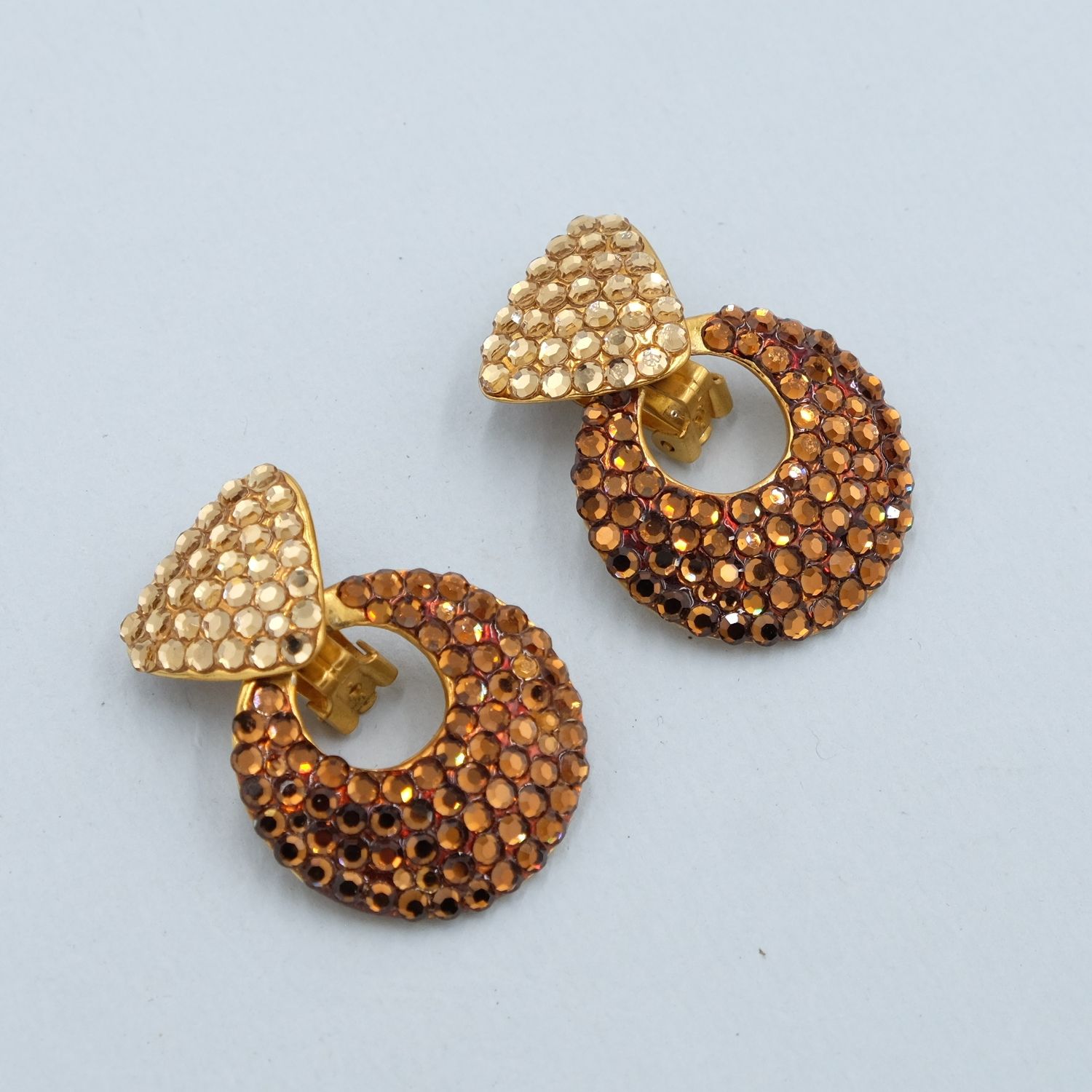 Vintage Fashion Statement Earrings 1990s
