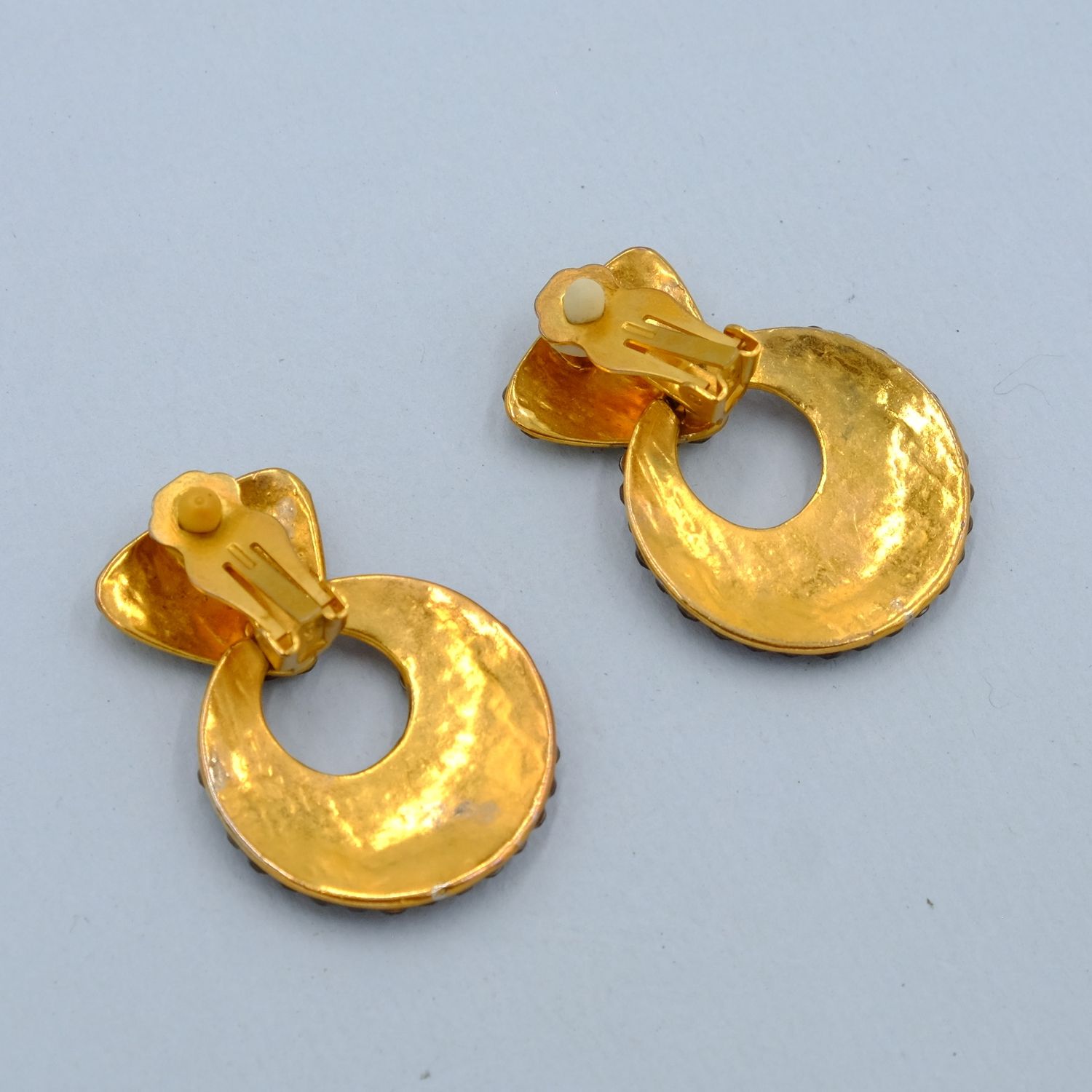 Vintage Fashion Statement Earrings 1990s