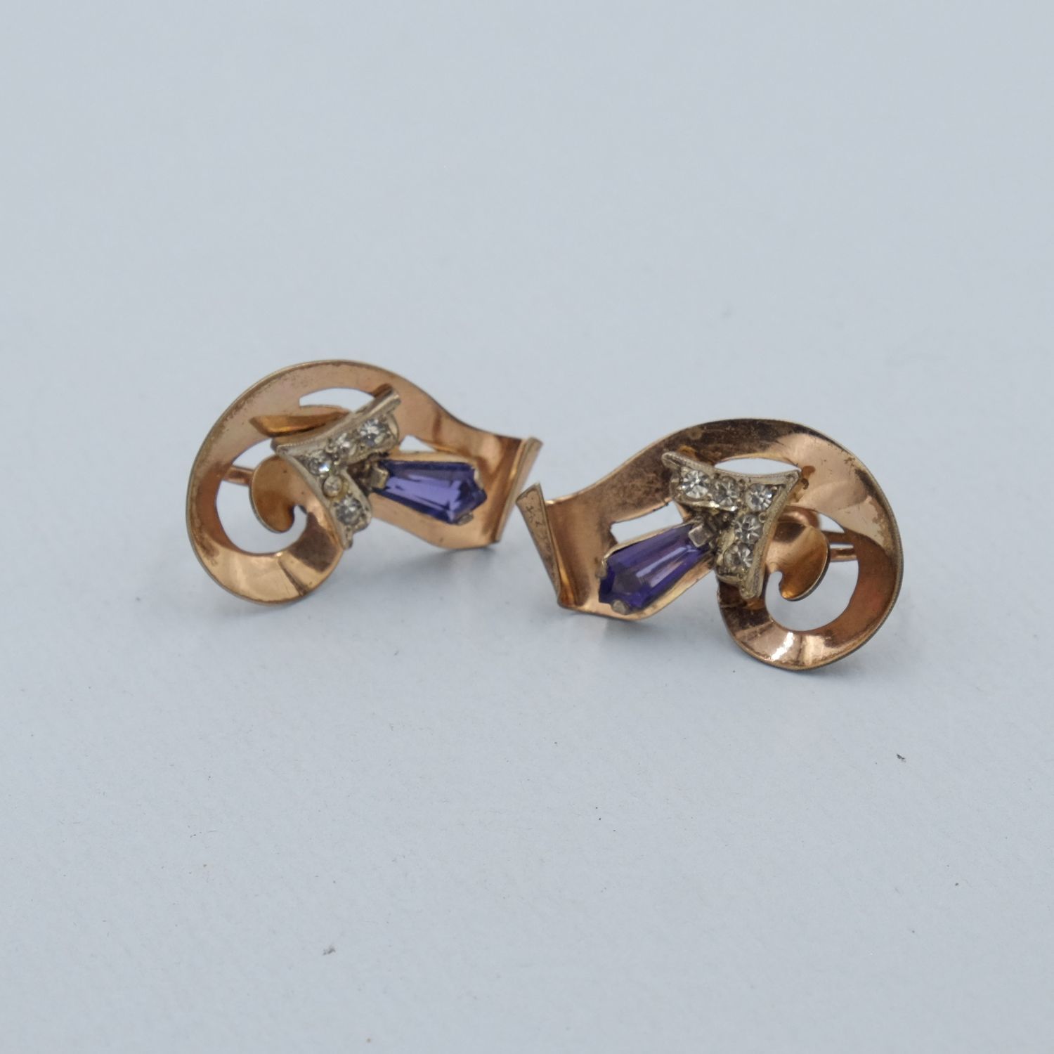 Vintage Sterling Earrings 1940s