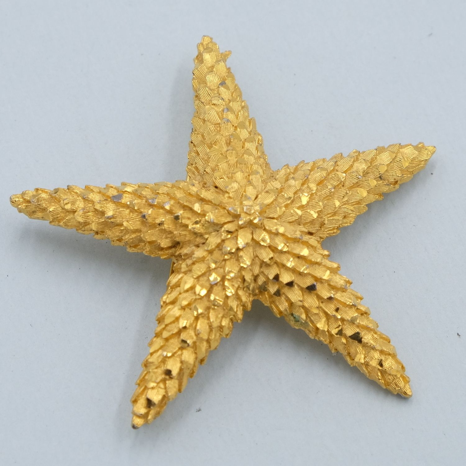 Vintage Starfish Large Brooch 1960s