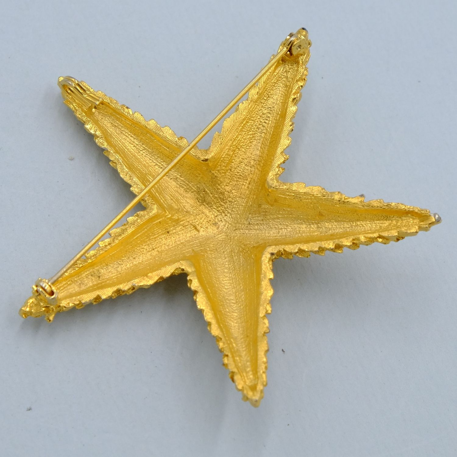 Vintage Starfish Large Brooch 1960s