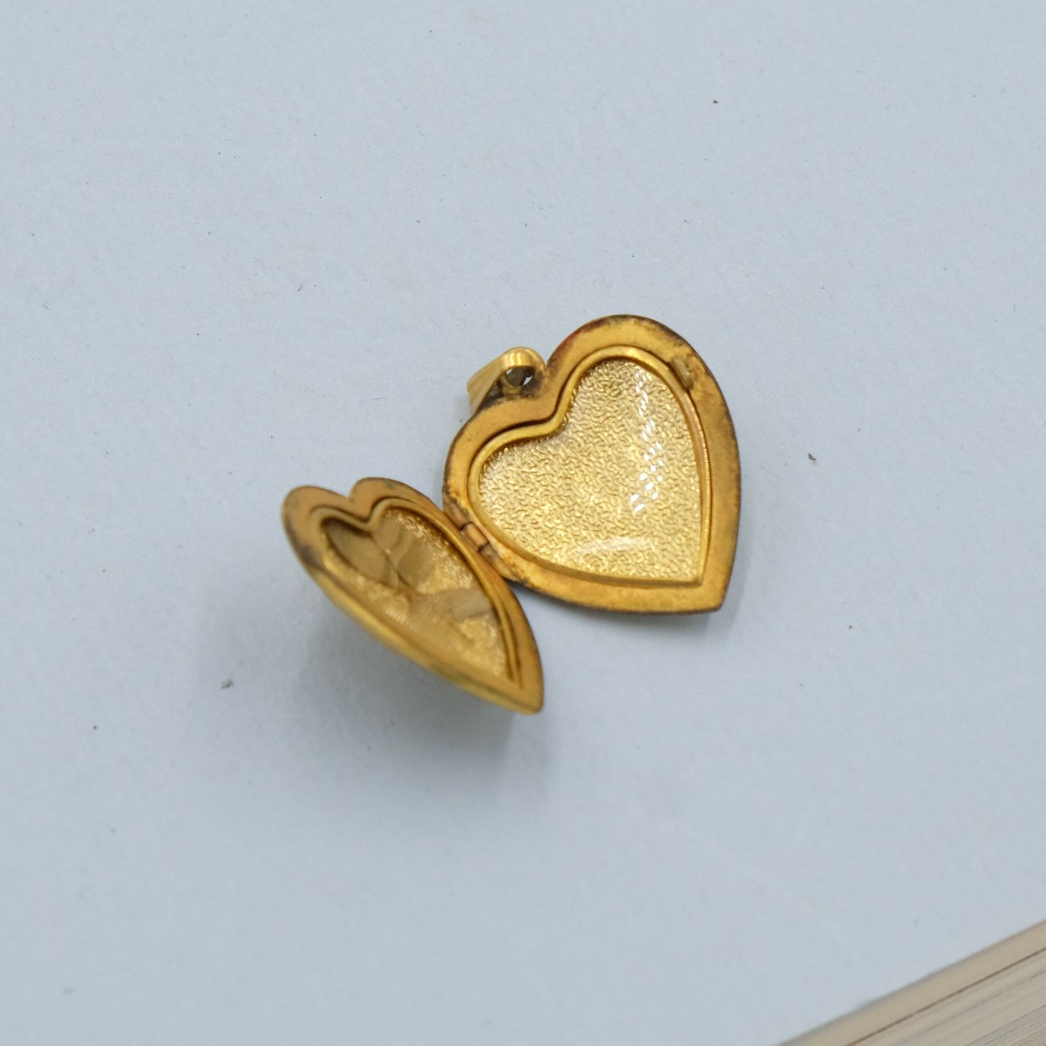 Antique Locket Heart Pendant 1910s