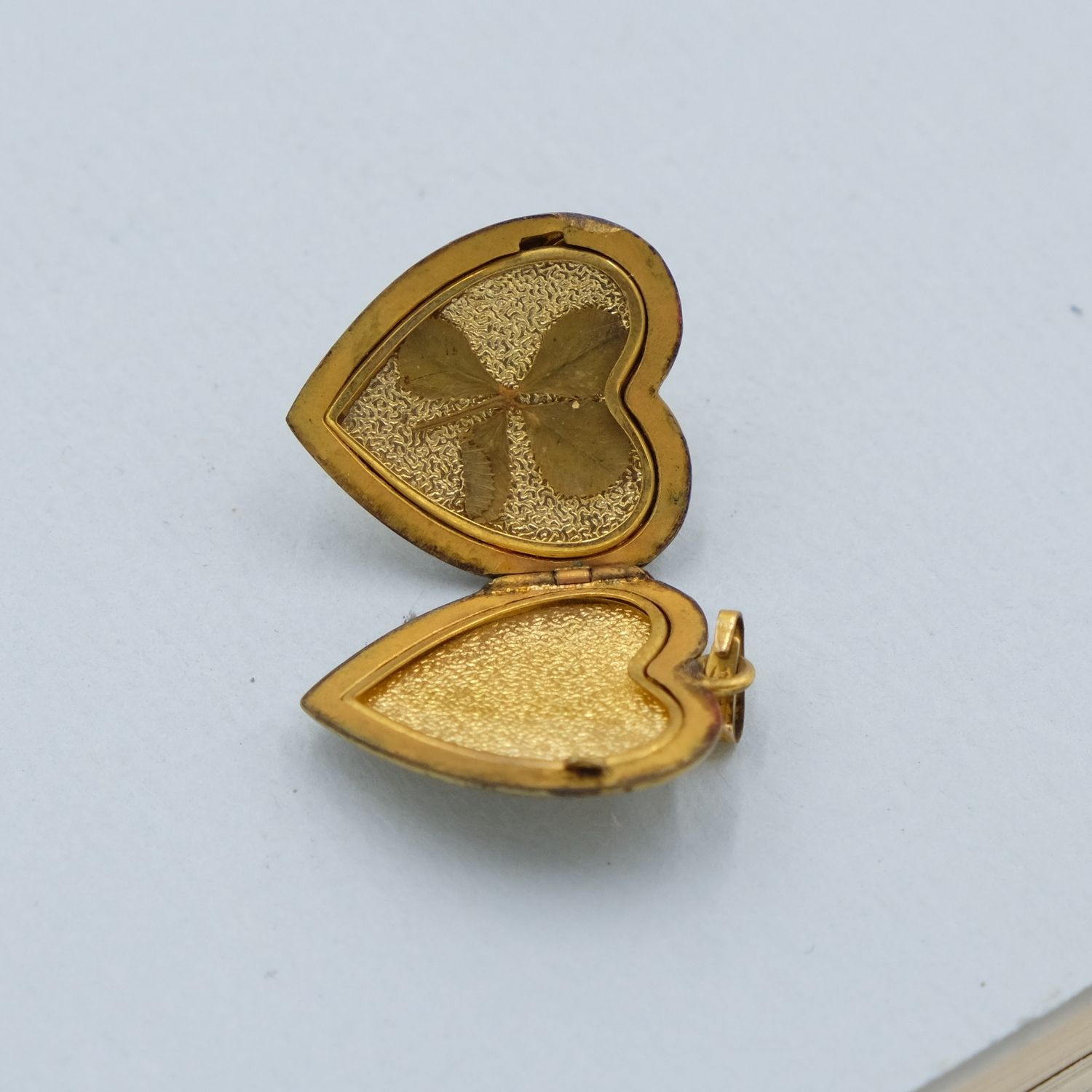 Antique Locket Heart Pendant 1910s