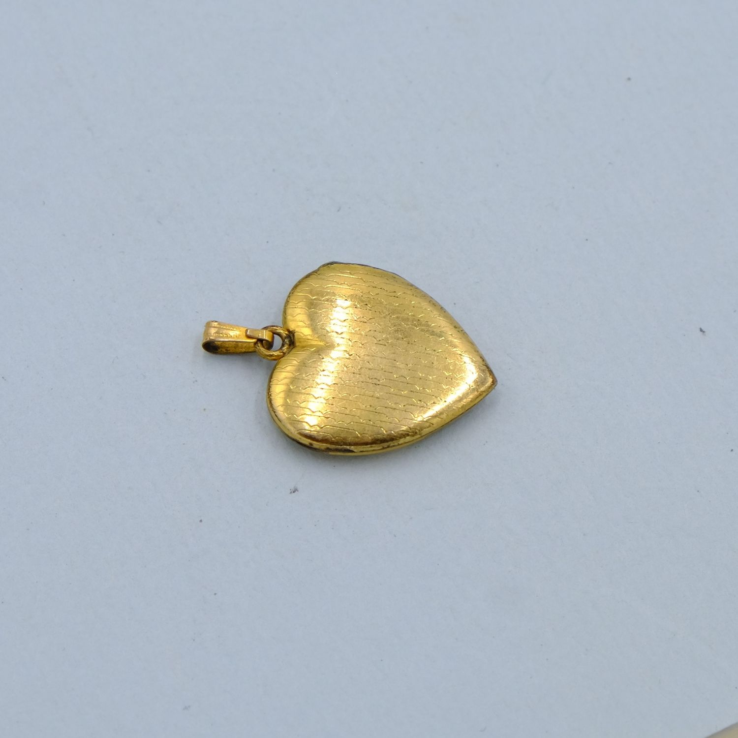 Antique Locket Heart Pendant 1910s