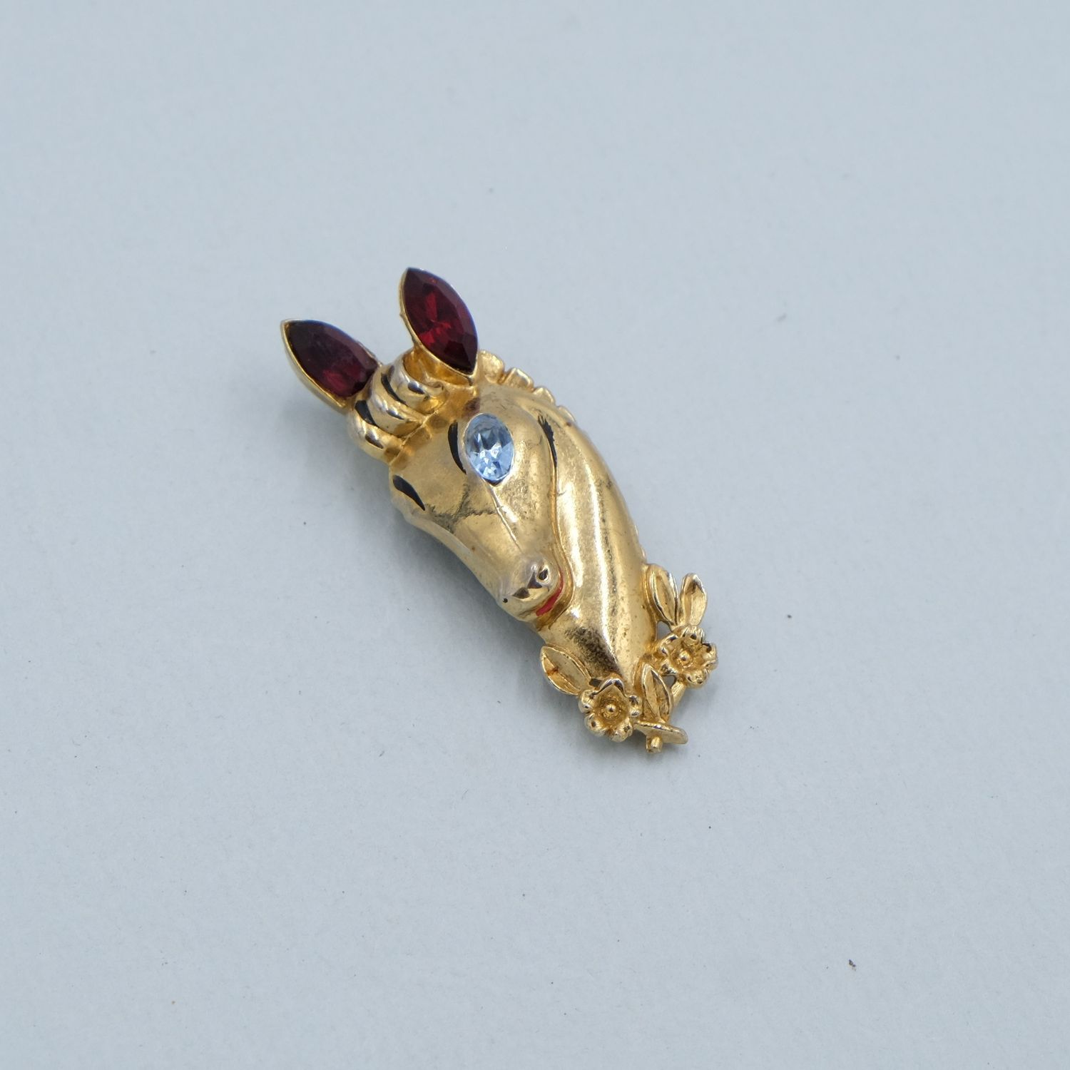 Vintage Coro Horse Head Dress Clip 1940s