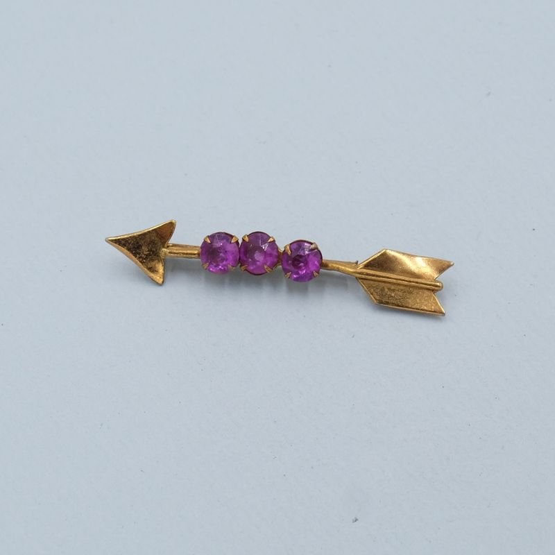 Tiny Coro Arrow Pin 1940s