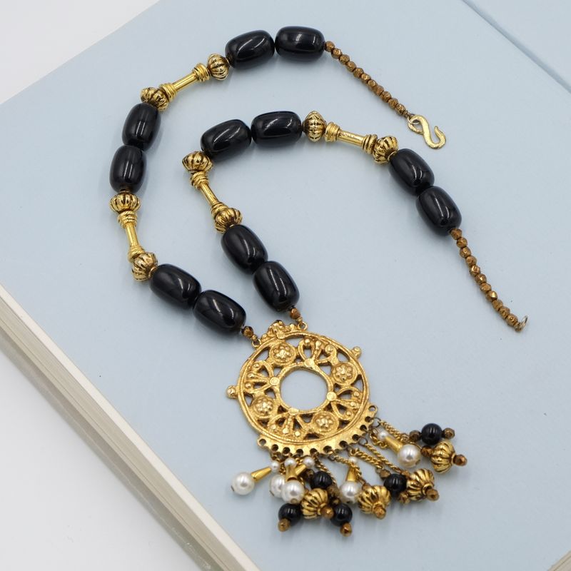 Vintage YSL Bohemian Tassel Necklace 1970s