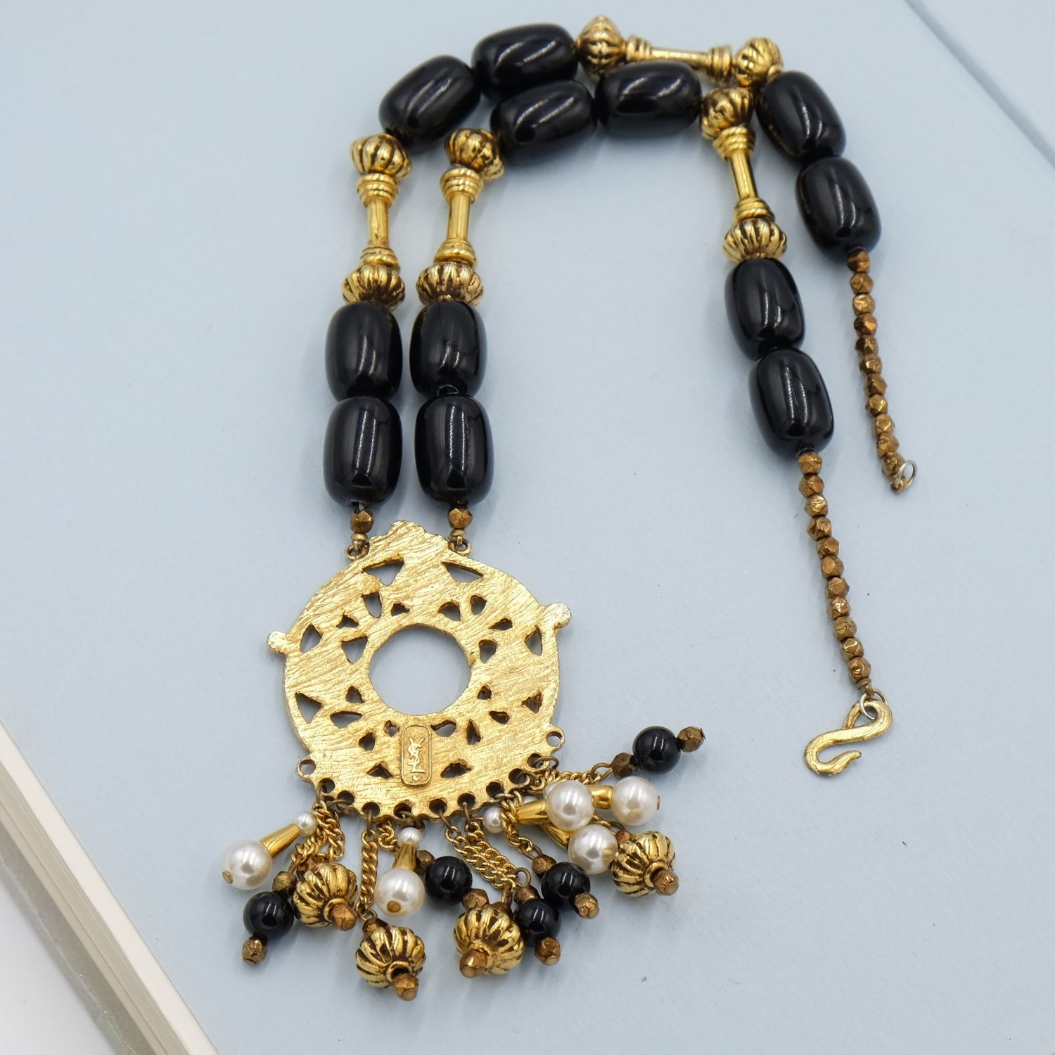 Vintage YSL Bohemian Tassel Necklace 1970s