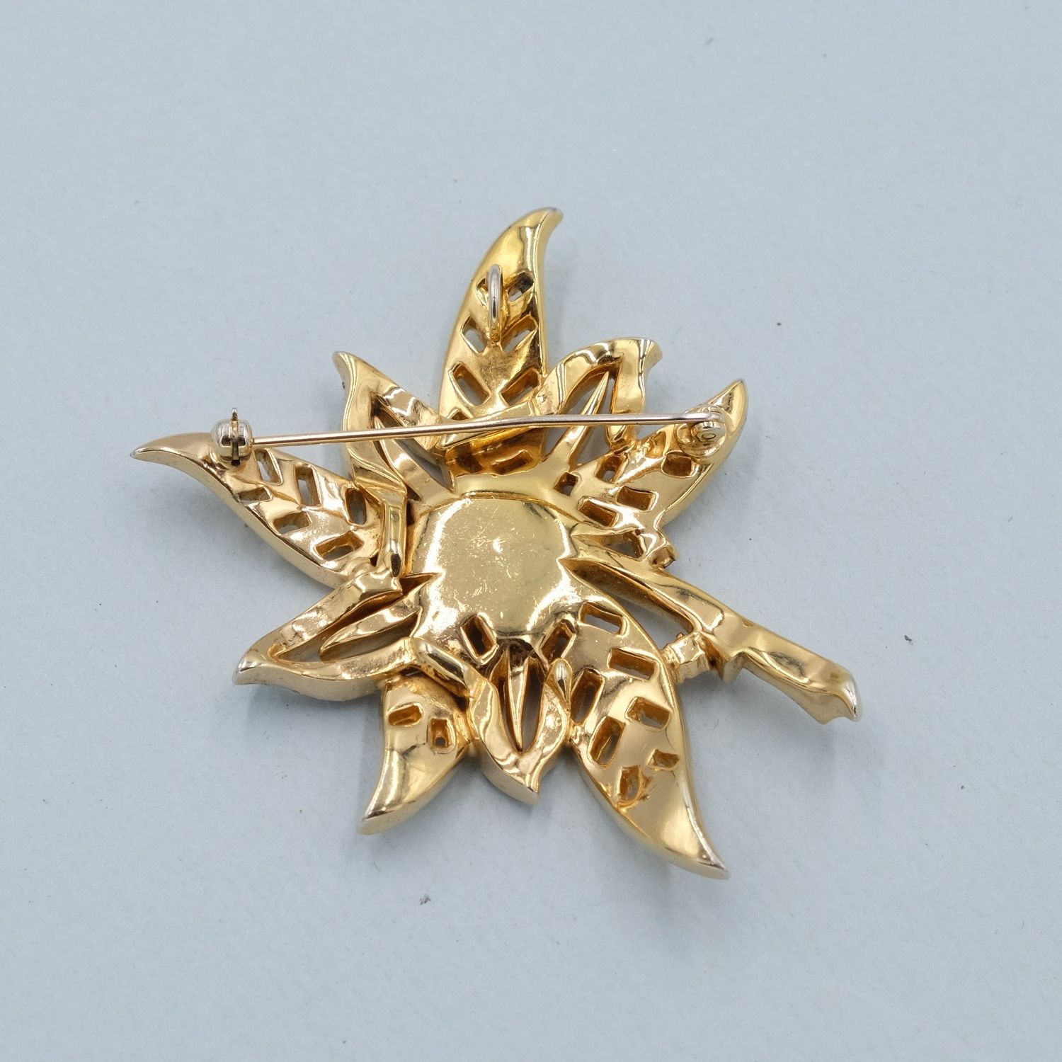 Vintage Retro Leaf brooch and Pendant 1950s