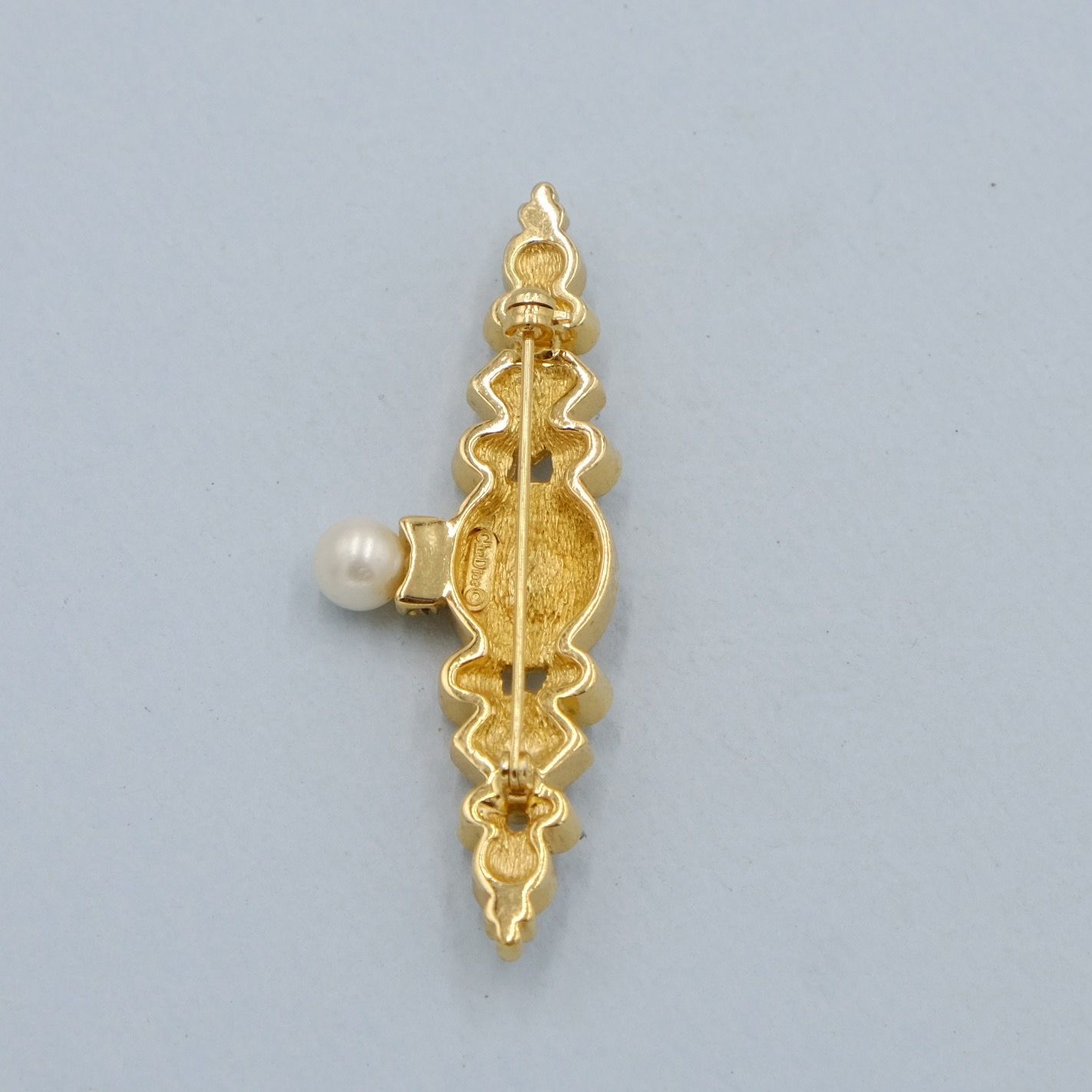 Vintage Christian Dior Bar Brooch 1990s