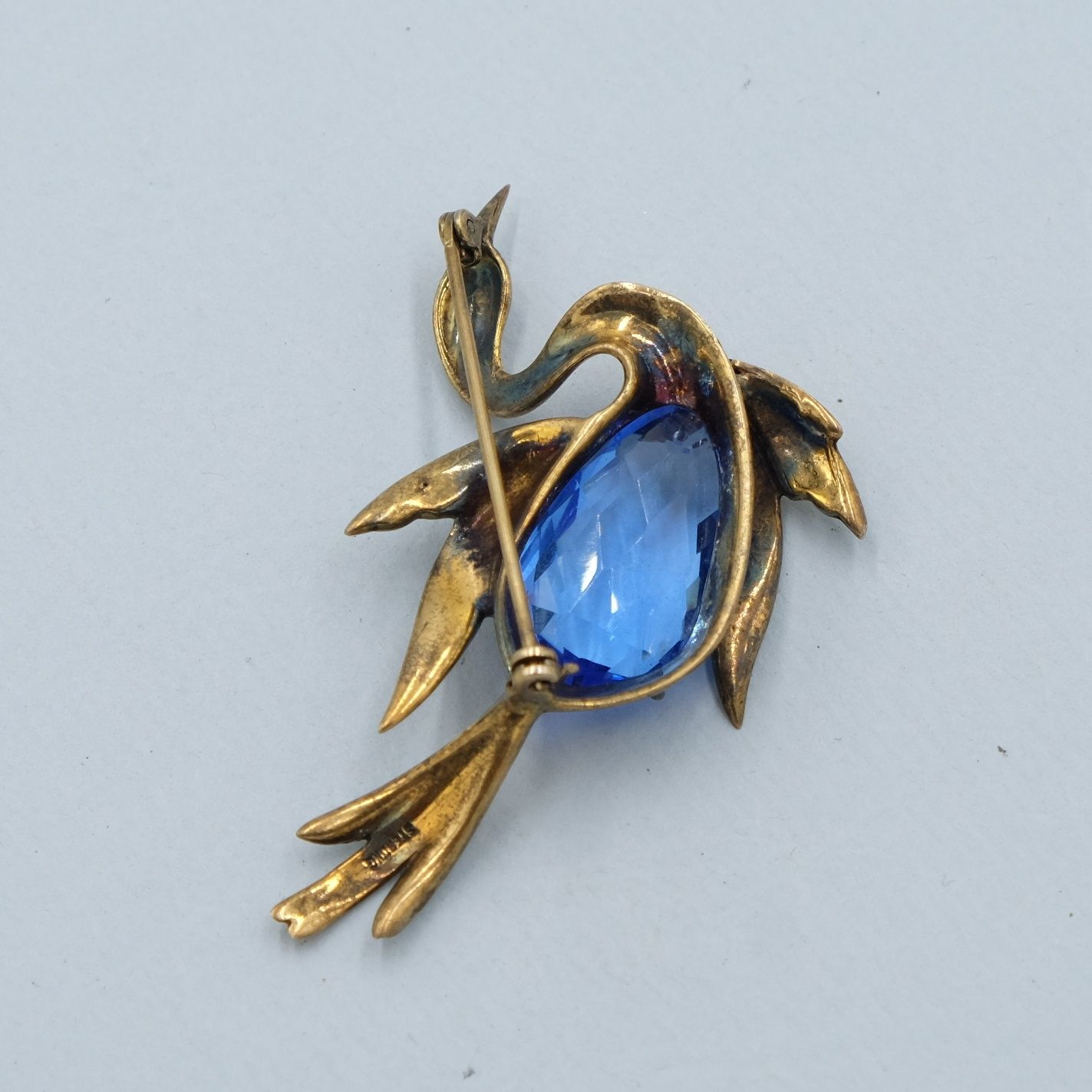 Vintage Reja Sterling Bird Brooch 1940s