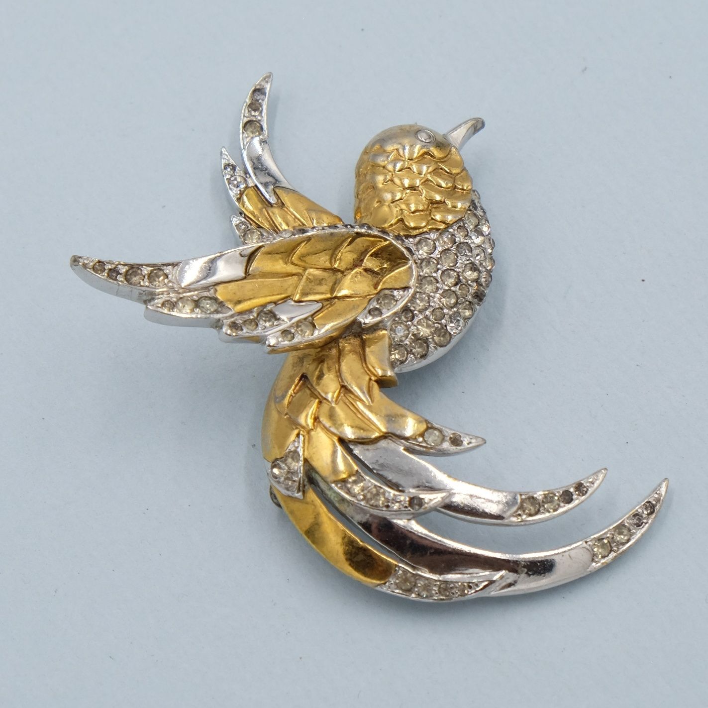 Vintage Marcel Boucher Bird Brooch 1940s