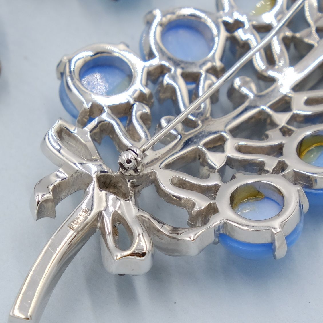 Vintage Mazer Faux Moonstones Set 1940s