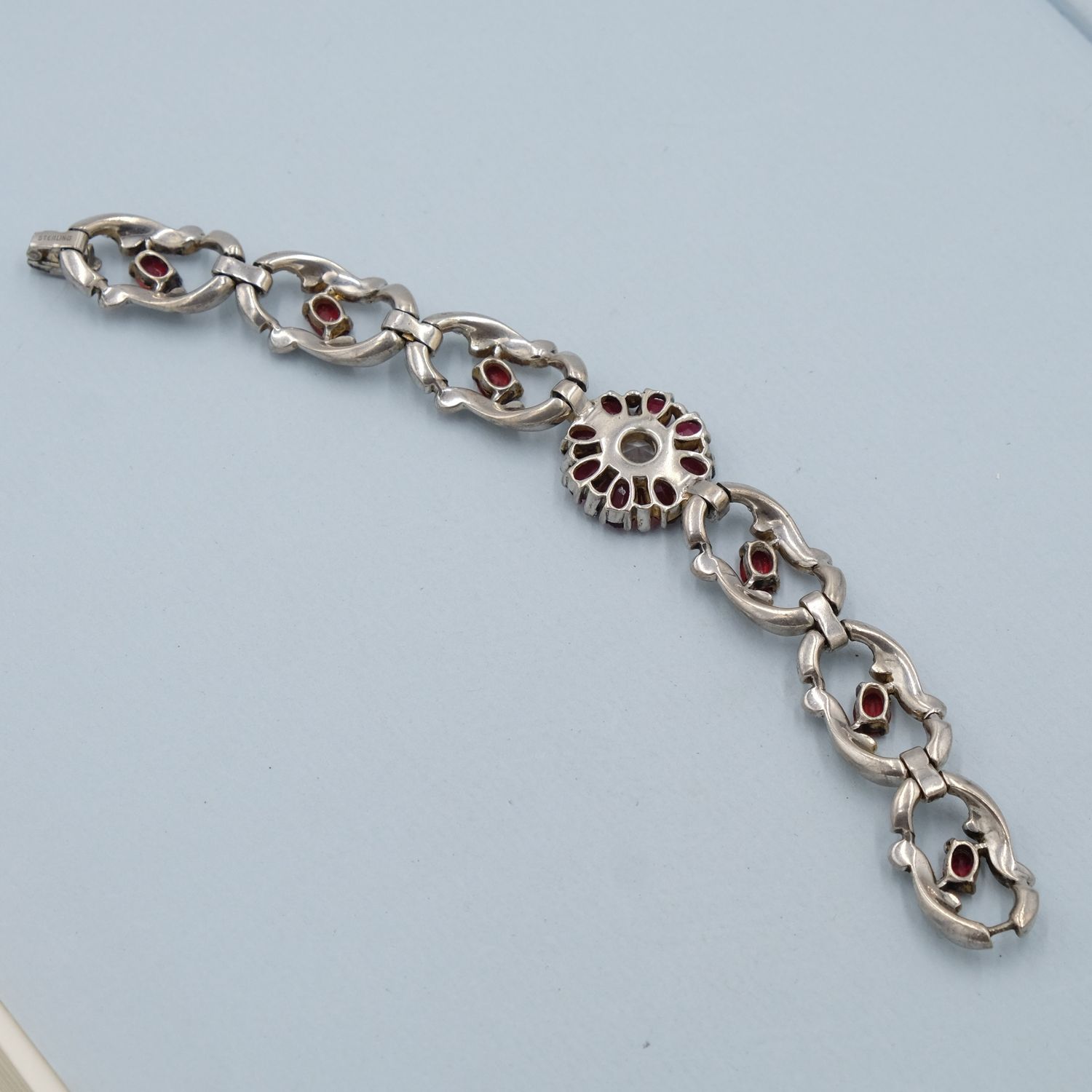 Vintage Mazer Sterling Bracelet 1940s