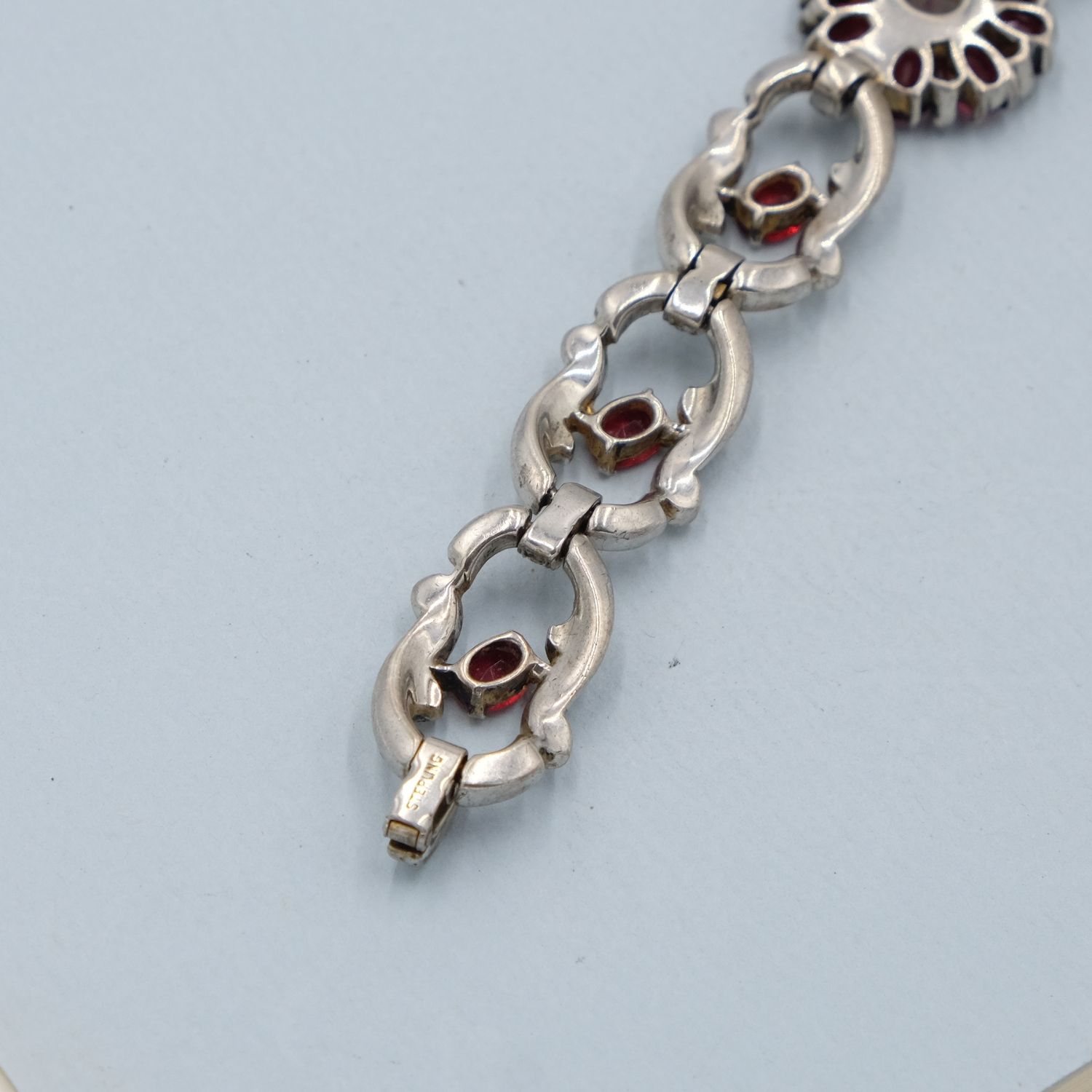 Vintage Mazer Sterling Bracelet 1940s