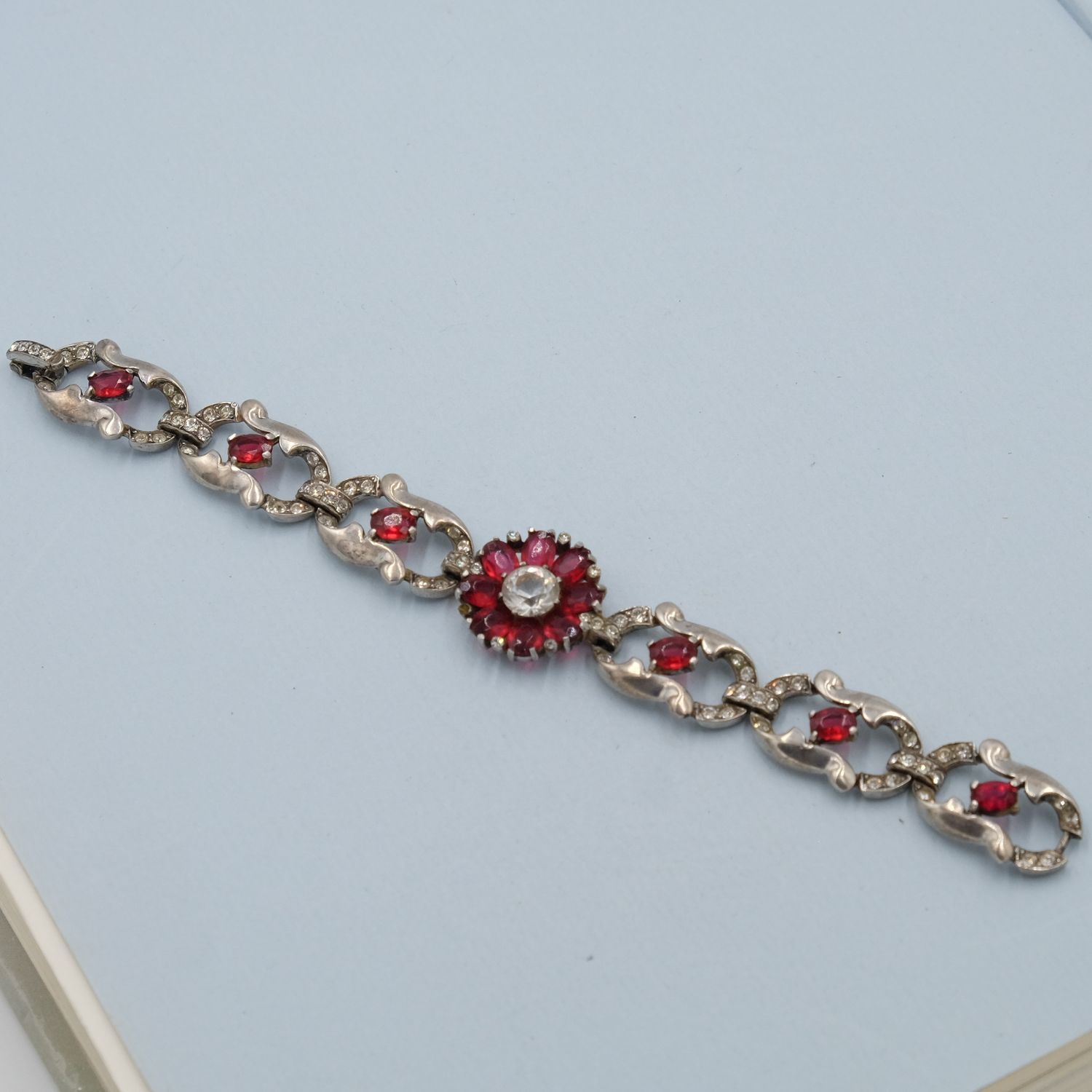 Vintage Mazer Sterling Bracelet 1940s