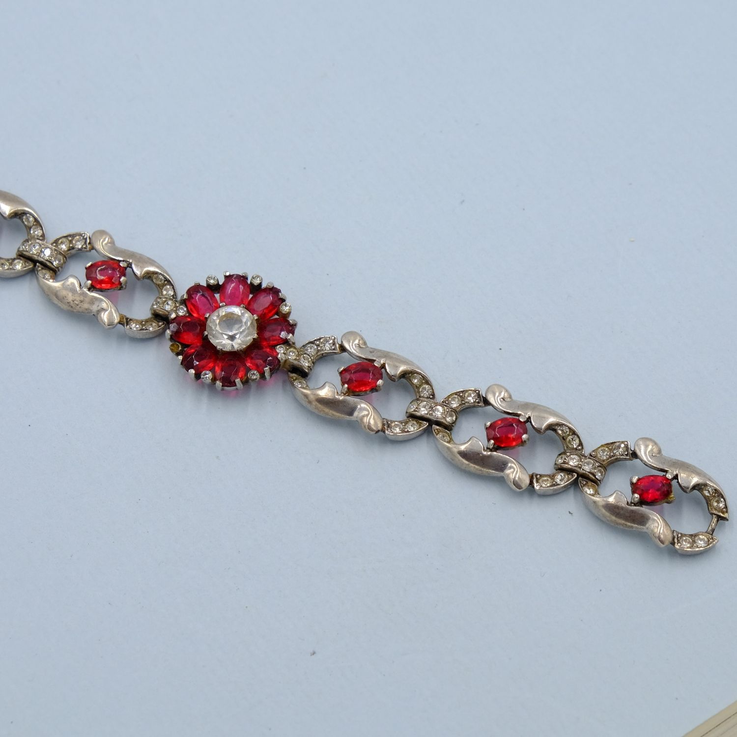 Vintage Mazer Sterling Bracelet 1940s