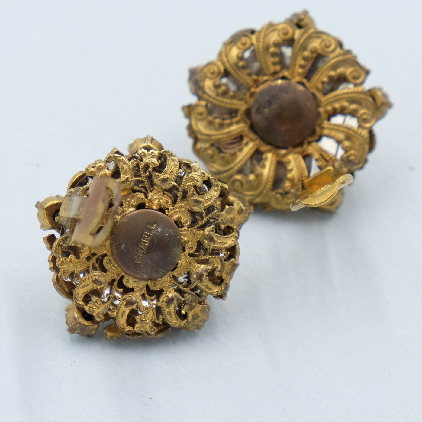 Vintage Chanel by Robert Goossens Earrings 1970s