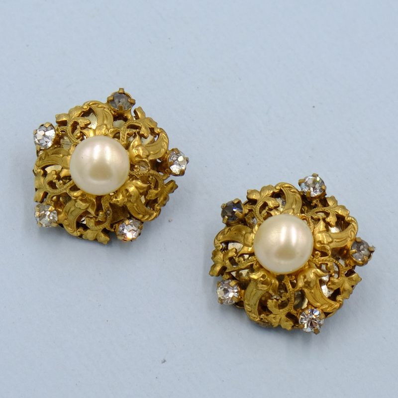 Vintage Chanel by Robert Goossens Earrings 1970s