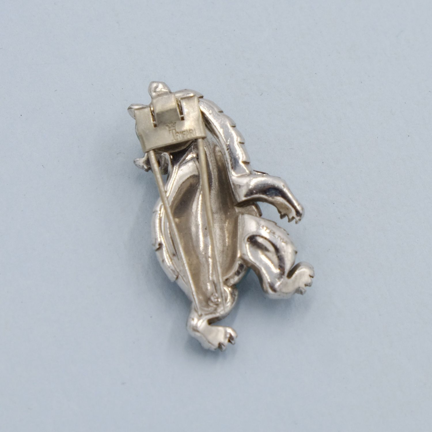 Collectible Trifari Dancing Bear Dress Clip 1940s