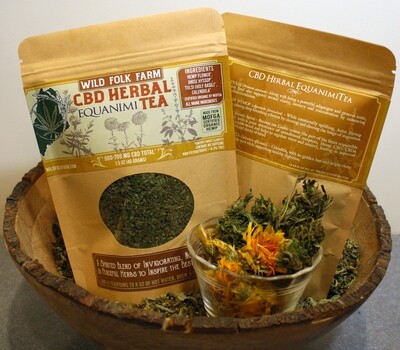 EquanimiTEA CBD + Herbal Blend Loose Tea (1.5 oz)