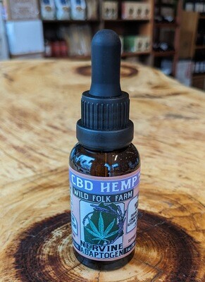 Adaptogen Nervine Herbal Alcohol Tincture 1oz (30ml) / 200mg CBD