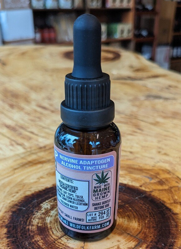 Adaptogen Nervine Herbal Alcohol Tincture 1oz (30ml) / 200mg CBD