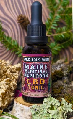 Maine Medicinal Mushroom CBD Tonic 1oz (30ml) / 200mg CBD