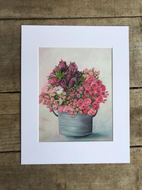 “Flower Bucket” Print
