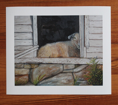 “He Will Keep Me Safe In His Dwelling” Print