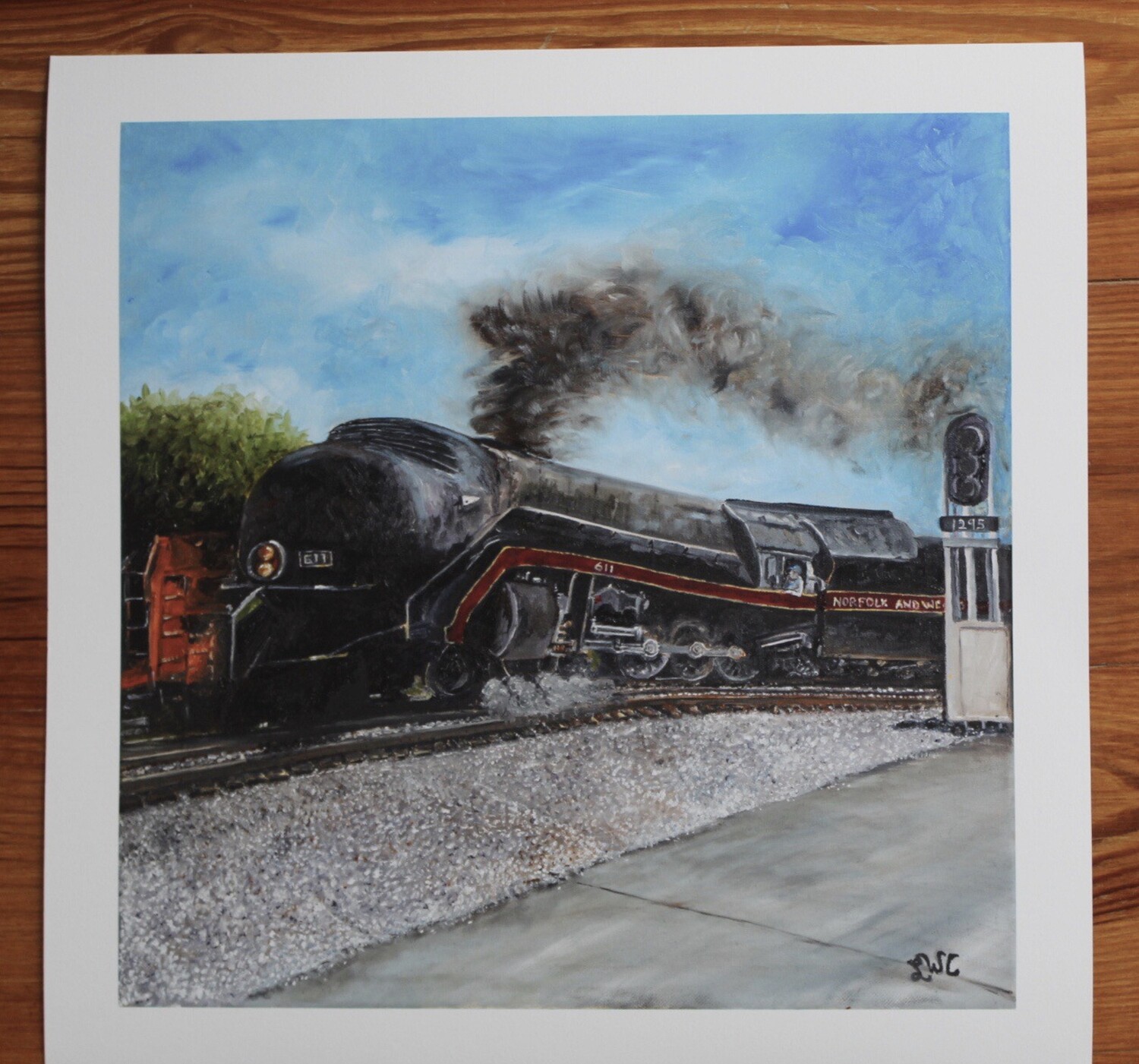 “The N&amp;W 611 Ironhorse” Print