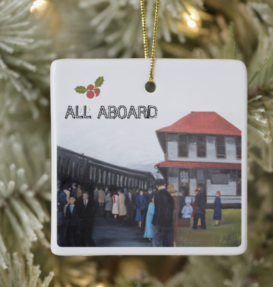 “All Aboard” Ornament