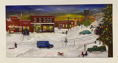 “Hometown Christmas” 8 X 18 Print