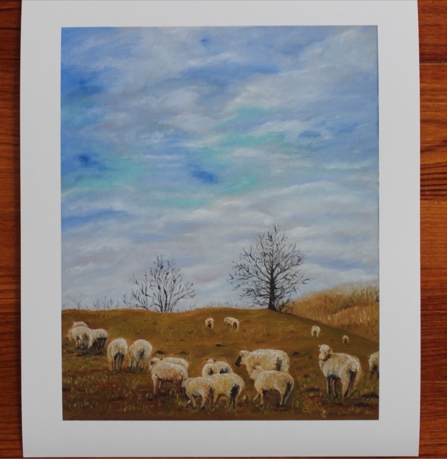 “The Sheep Of My Pasture” Print