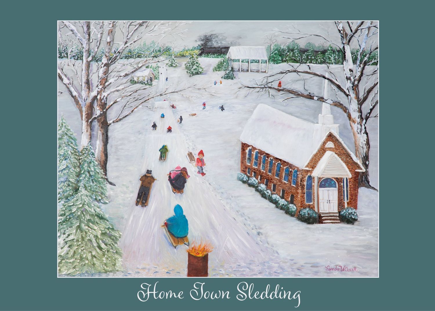“Hometown Sledding” Cards