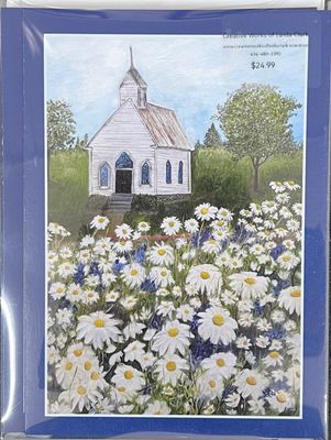 “Little White Church House” Cards