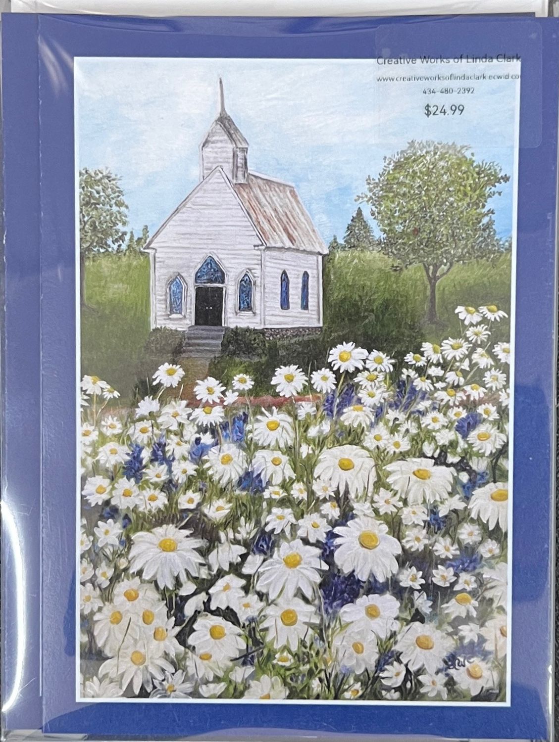 “Little White Church House” Cards