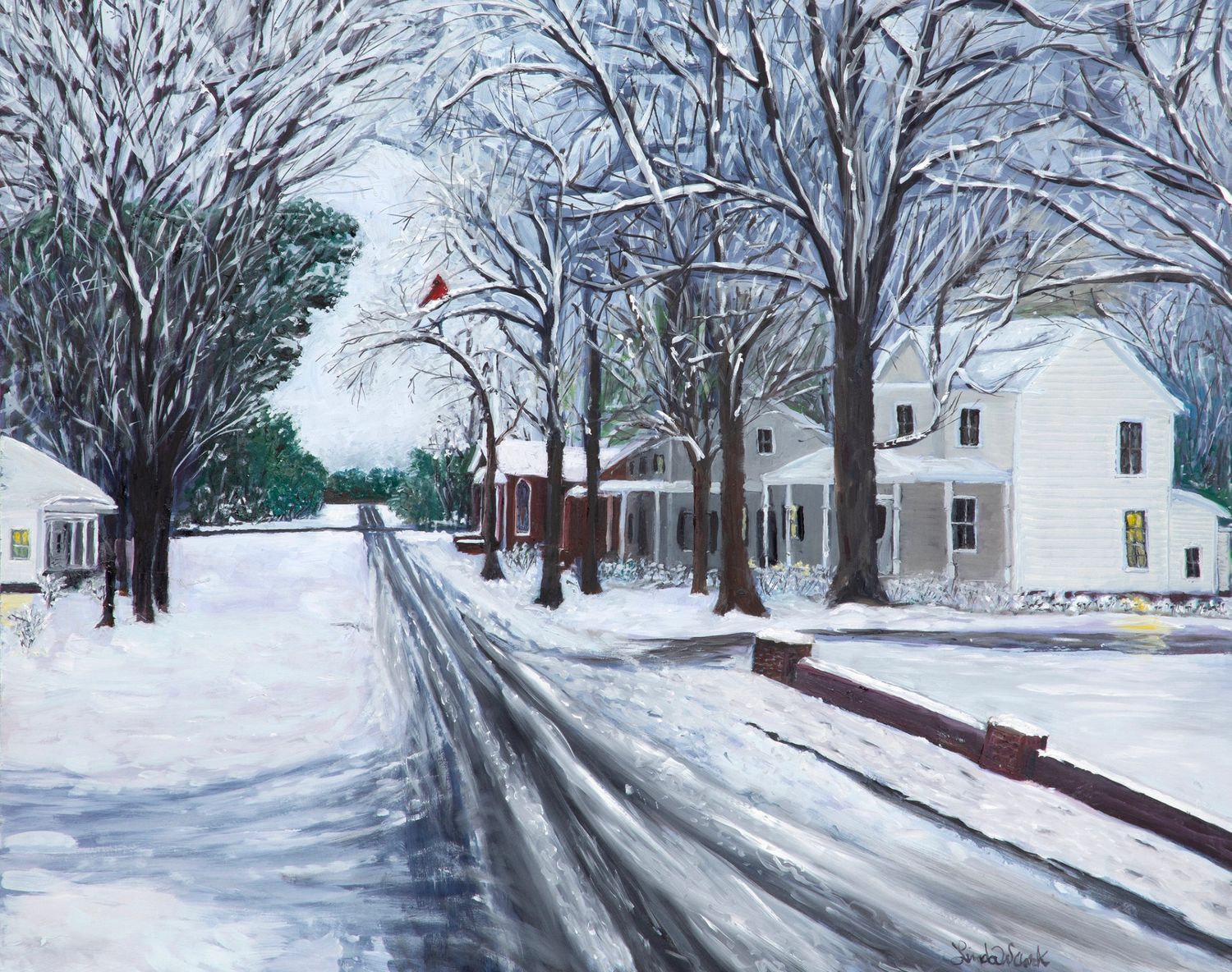 “First House On The Right” Print