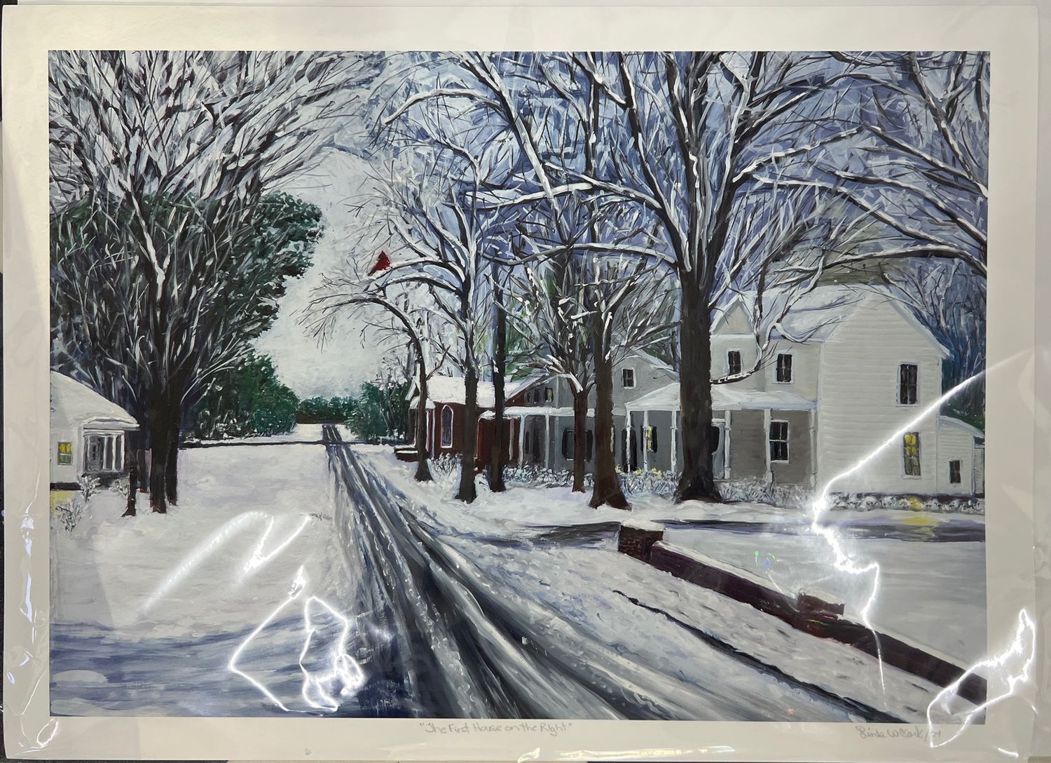 “First House On The Right” Print