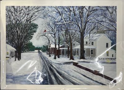 “First House On The Right” Print
