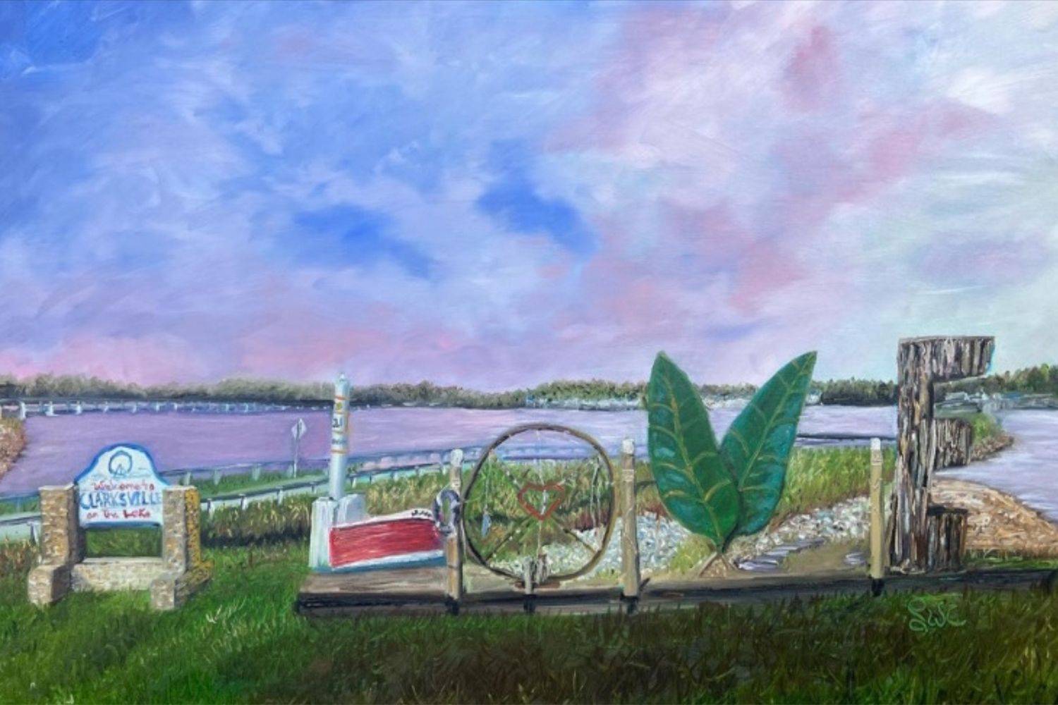“Clarksville” Giclee Print 18 X 24