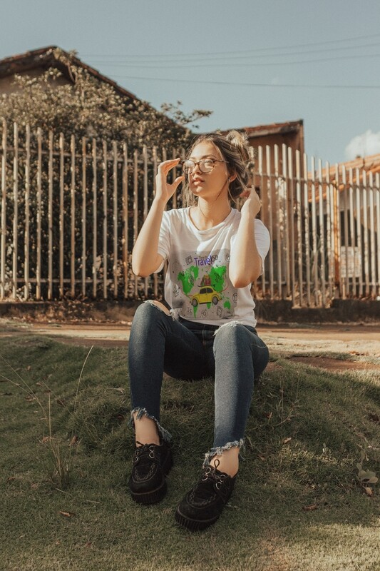 Time To Travel Design T-Shirt For Women