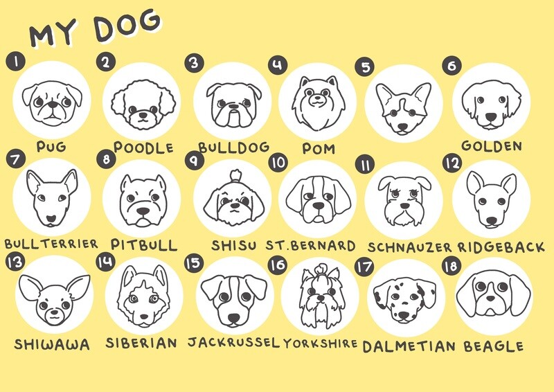 Dog and Icons