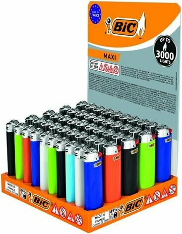BIC® Feuerzeuge Reibrad MAXI; Feuerzeug
